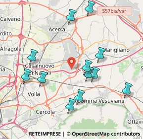 Mappa Via Udine, 80038 Pomigliano d'Arco NA, Italia (4.415)