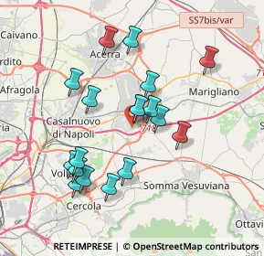 Mappa Via Udine, 80038 Pomigliano d'Arco NA, Italia (3.65667)