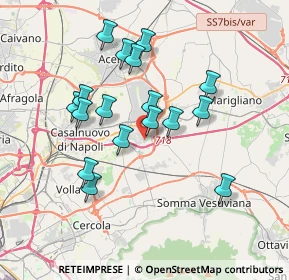 Mappa Via Udine, 80038 Pomigliano d'Arco NA, Italia (3.54882)