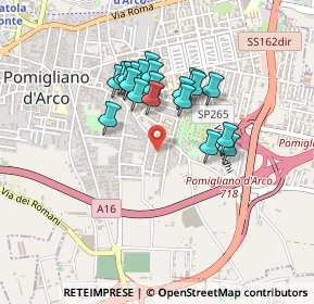 Mappa Via Udine, 80038 Pomigliano d'Arco NA, Italia (0.3825)