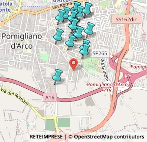Mappa Via Udine, 80038 Pomigliano d'Arco NA, Italia (0.548)