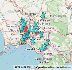 Mappa Via Udine, 80038 Pomigliano d'Arco NA, Italia (11.3995)