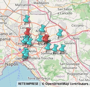 Mappa Via Udine, 80038 Pomigliano d'Arco NA, Italia (6.07688)