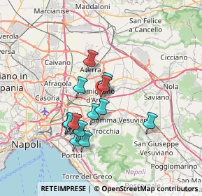 Mappa Via Udine, 80038 Pomigliano d'Arco NA, Italia (6.21077)