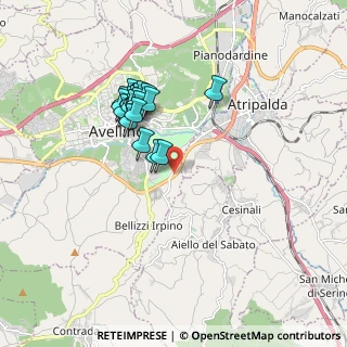 Mappa Via Tufarole, 83100 Avellino AV, Italia (1.665)