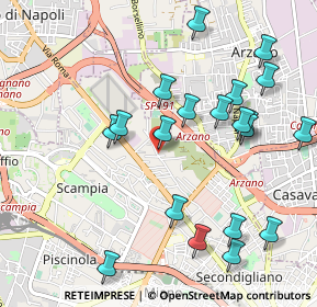 Mappa Via Cupa Arianova, 80144 Napoli NA, Italia (1.188)