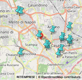 Mappa Via Cupa Arianova, 80144 Napoli NA, Italia (2.18929)