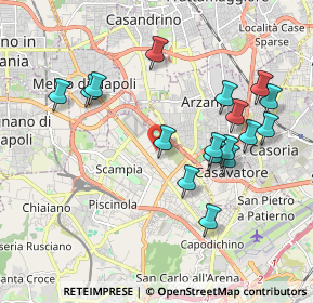 Mappa Via Cupa Arianova, 80144 Napoli NA, Italia (2.08647)