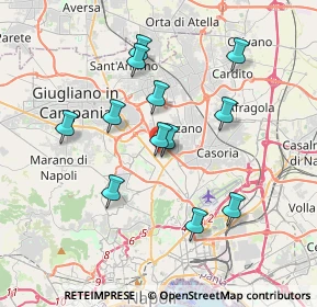 Mappa Via Cupa Arianova, 80144 Napoli NA, Italia (3.58167)