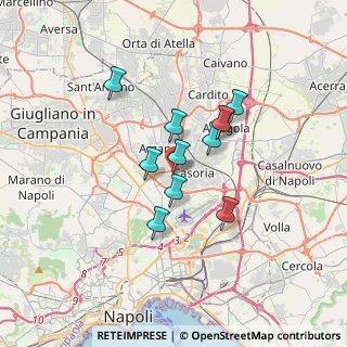 Mappa Via Domenico Cimarosa, 80020 Casavatore NA, Italia (2.73273)