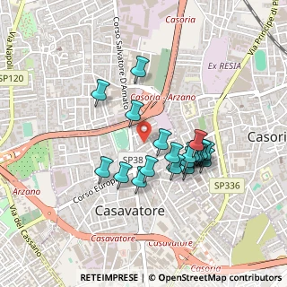 Mappa Via Domenico Cimarosa, 80020 Casavatore NA, Italia (0.404)
