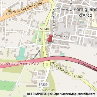 Mappa Via San Giusto, 1, 80038 Pomigliano d'Arco, Napoli (Campania)