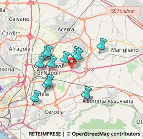 Mappa Via Luigi Einaudi, 80038 Pomigliano d'Arco NA, Italia (3.21692)