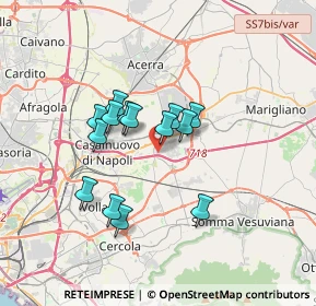 Mappa Via Luigi Einaudi, 80038 Pomigliano d'Arco NA, Italia (2.89071)