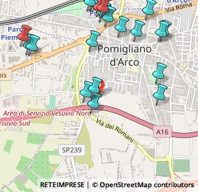 Mappa Via Luigi Einaudi, 80038 Pomigliano d'Arco NA, Italia (0.6865)