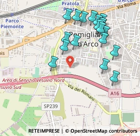 Mappa Via Luigi Einaudi, 80038 Pomigliano d'Arco NA, Italia (0.5695)