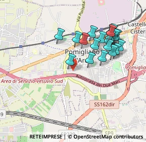 Mappa Via Luigi Einaudi, 80038 Pomigliano d'Arco NA, Italia (1.007)