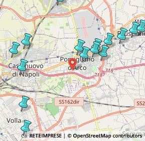 Mappa Via Luigi Einaudi, 80038 Pomigliano d'Arco NA, Italia (2.786)
