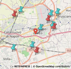 Mappa Via Luigi Einaudi, 80038 Pomigliano d'Arco NA, Italia (2.38545)