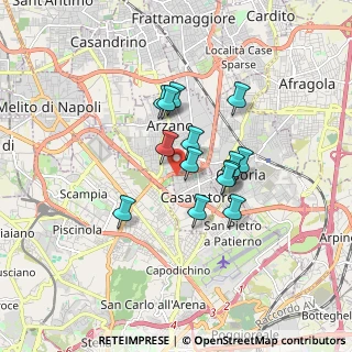 Mappa Piazza dell'Immacolata, 80020 Casavatore NA, Italia (1.36429)