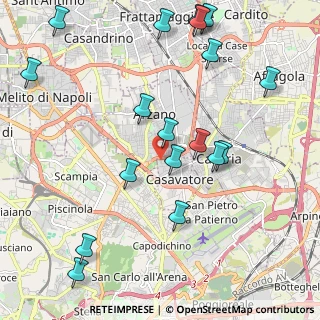 Mappa Piazza dell'Immacolata, 80020 Casavatore NA, Italia (2.67778)
