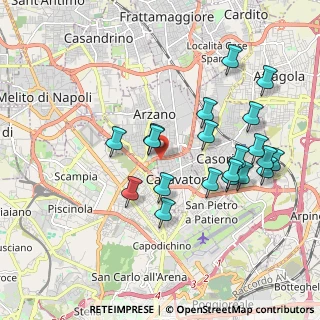 Mappa Piazza dell'Immacolata, 80020 Casavatore NA, Italia (2.0765)