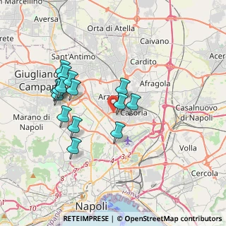 Mappa Piazza dell'Immacolata, 80020 Casavatore NA, Italia (3.72467)
