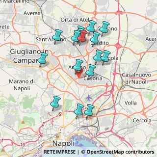 Mappa Piazza dell'Immacolata, 80020 Casavatore NA, Italia (3.90875)