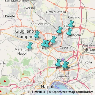 Mappa Traversa Roma Verso Scampia, 80144 Napoli NA, Italia (3.51417)