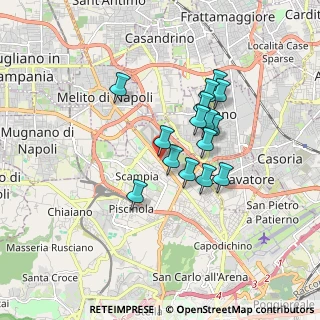 Mappa Traversa Roma Verso Scampia, 80144 Napoli NA, Italia (1.468)