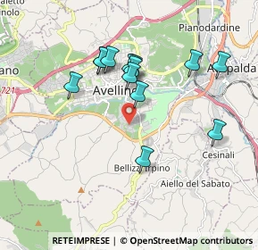 Mappa Via Rocco Scotellaro, 83100 Avellino AV, Italia (1.80538)