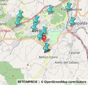 Mappa Via Rocco Scotellaro, 83100 Avellino AV, Italia (1.90167)