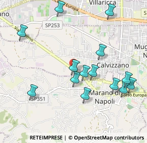 Mappa Via Giordano Bruno, 80012 Marano di Napoli NA, Italia (1.13214)