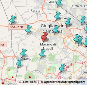 Mappa Via Giordano Bruno, 80012 Marano di Napoli NA, Italia (5.9555)