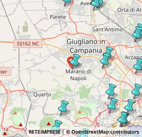 Mappa Via Giordano Bruno, 80012 Marano di Napoli NA, Italia (7.1175)