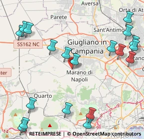 Mappa Via Giordano Bruno, 80012 Marano di Napoli NA, Italia (6.293)