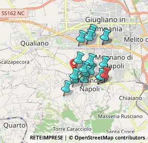 Mappa Via Giordano Bruno, 80012 Marano di Napoli NA, Italia (1.285)