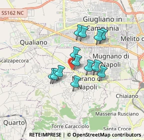 Mappa Via Giordano Bruno, 80012 Marano di Napoli NA, Italia (1.33077)