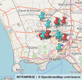 Mappa Via Giordano Bruno, 80012 Marano di Napoli NA, Italia (5.86538)