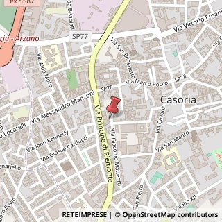 Mappa Via Giacomo Matteotti, 68, 80026 Casoria, Napoli (Campania)