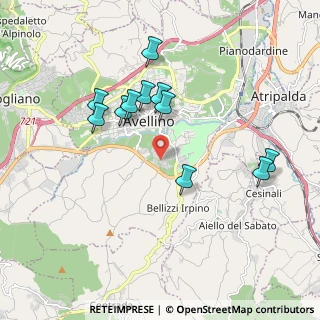Mappa Via Acciani, 83100 Avellino AV, Italia (1.91636)