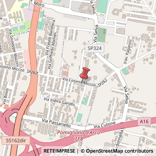 Mappa Via Selva, 36, 80038 Pomigliano d'Arco, Napoli (Campania)