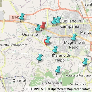 Mappa Strada Provinciale Santa Maria a Cubito, 80012 Calvizzano NA, Italia (2.20455)