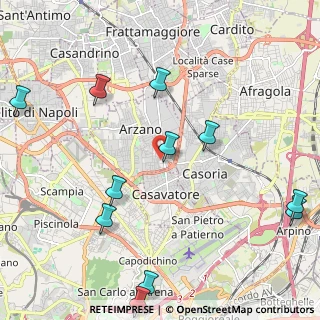 Mappa Via Croce Benedetto, 80022 Arzano NA, Italia (2.90727)