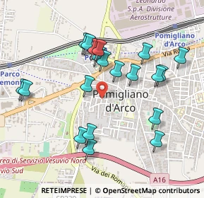 Mappa Via Caserta, 80038 Pomigliano d'Arco NA, Italia (0.515)