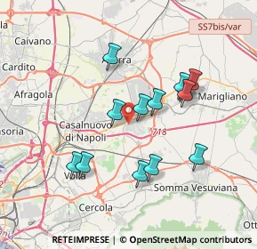 Mappa Via Caserta, 80038 Pomigliano d'Arco NA, Italia (3.50077)