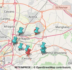 Mappa Via Caserta, 80038 Pomigliano d'Arco NA, Italia (4.37455)