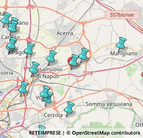 Mappa Via Caserta, 80038 Pomigliano d'Arco NA, Italia (5.97353)