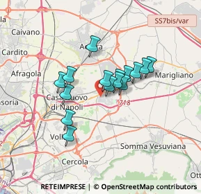 Mappa Via Caserta, 80038 Pomigliano d'Arco NA, Italia (2.652)