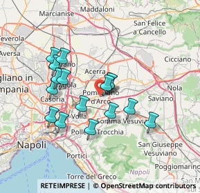 Mappa Via Caserta, 80038 Pomigliano d'Arco NA, Italia (6.5925)